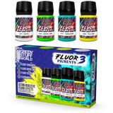 Green Stuff World Fluor Pigments Set 30ml - No. 3 | Set Fluorescentnih Pigmenata Br. 3 (4x30ml) Cene