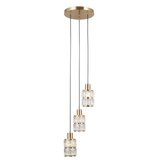  ITALUX PND-40668-3-HBR - Luster na sajli ALMA 3xE27/40W/230V zlatna | Eponuda.com