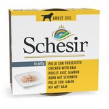  Varčno pakiranje Schesir 24 x 150 g - Piščančji fileji s šunko | shoptok.hr