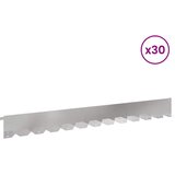  Ograda oko Travnjaka 30 pcs 102 x 10 x 4 cm Čelik Srebrna | Eponuda.ba