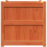  Vrtna sadilica voštano smeđe boje 60 x 60 x 60 cm od borovine | shoptok.hr