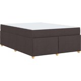  Okvir za krevet Tamno smeđa 160 x 200 cm tkanina | shoptok.hr