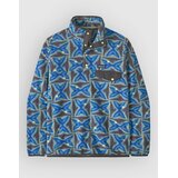 Patagonia LW Synch Snap-T Half-Zip Pulover iz flisa deep freeze / forge grey | Shoptok.si