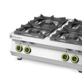 Hendi Gasni šporet sa 4 gorionika - pultni, Kitchen Line, 19kW, 800x700x(H)310mm | Eponuda.com