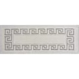 Vitaus Krem pamučni set tepiha za stepenice 16 kom 25x65 cm Versace Bej –