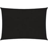 vidaXL Jedro za zaštitu od sunca 160 g/m² crno 4 x 5 m HDPE | shoptok.hr