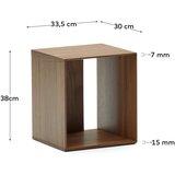 Kave Home Sistem modularnih polic v orehovem dekorju 34x38 cm Litto – | Shoptok.si