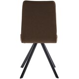 Cantus STOL, kovina, tekstil črna, temno rjava | Shoptok.si