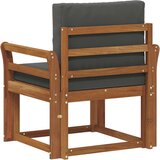  Zunanji kavč Masivno akacijevo les in poliester Naravna, (5000271368) | Shoptok.si