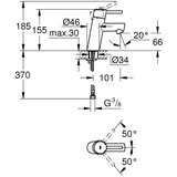 Grohe 3224010E Concetto armatura za umivalnik | Shoptok.si