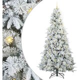 vidaXL Umjetno božićno drvce s nogom s stalakom Zelena 240 cm PE i PVC | shoptok.hr