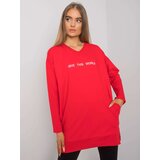 RUE PARIS Tunic-RV-TU-7201.43P-Red | Shoptok.si