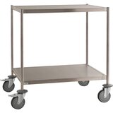 Kongamek Zvarjen nivojski voziček iz nerjavnega jekla, DxŠxV 825 x 575 x 900 mm, 2 nivoja | Shoptok.si