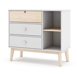 Marckeric Bijela niska dječja komoda 90x40 cm Estefania – | shoptok.hr