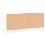 TV omarica s steklenimi vrati bela 102x37x42 cm | Shoptok.si