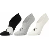 Calvin Klein FOOTIE HIGH CUT 3P Ženske čarape, crna, veličina