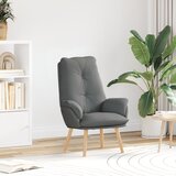 vidaXL Sproščujoči stol temno siva tkanina | Shoptok.si
