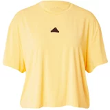 ADIDAS SPORTSWEAR Tehnička sportska majica žuta / crna