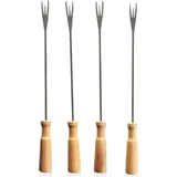 Fondue vilice hrast 4 delni set