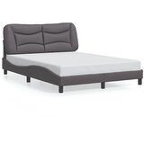  Okvir kreveta s LED-om bez madraca Hvar sivi 140 x 200 cm | shoptok.hr