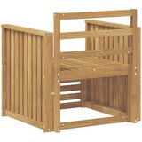  Set vanjskih sofa Čvrsto drvo akacije Bijela | shoptok.hr