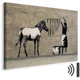  Slika - Banksy: Washing Zebra on Concrete (1 Part) Wide 30x20 Akustična | shoptok.hr