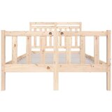  Posteljni okvir iz trdnega lesa 120x190 cm 4FT, (20643930) | Shoptok.si