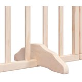  Vrata za pse s vratašcima 9 panela sklopiva 450 cm drvo topole | shoptok.hr