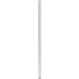 noga za pohištvo (do x š x v: 3 x 3 x 75 cm, ø x v: 3 x 75 cm, nosilnost izdelka: 50 kg, jeklo, bela)