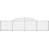  Lučne gabionske košare 5 kom 300x30x60/80 cm pocinčano željezo | shoptok.hr
