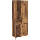 vidaXL Visok predalnik Star les 69,5 x 34 x 180 cm Konstruiran les, (5000108001) | Shoptok.si