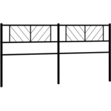  Metalno zamjensko uzglavlje crno 180 cm | shoptok.hr