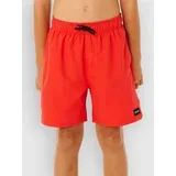 Offset Volley Kids Boardshorts red