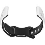 INF Dvobarvni silikonski pašček za uro White+Black 12 mm, (21741676) | Shoptok.si