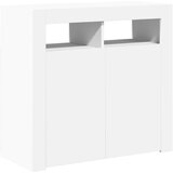  Komoda s LED svjetlima bijela 80 x 35 x 75 cm | shoptok.hr