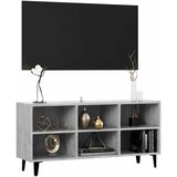 TV ormarić s metalnim nogama siva boja betona 103,5x30x50 cm | shoptok.hr