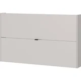 Krem preklopni/viseći ormarić za cipele u dekoru hrasta 140x83x18 cm Ameca –