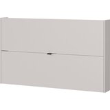 Germania Kremno bela preklopna/stenska omarica za čevlje v hrastovem dekorju 140x83x18 cm Ameca – u