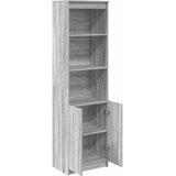  Visoka komoda siva sonome 50x35x180 cm od konstruiranog drva | shoptok.hr