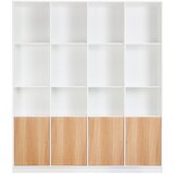 Hammel Furniture Bijeli regal u dekoru hrasta 176x199 cm Mistral - Cijene