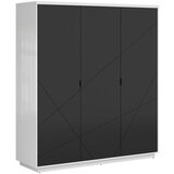 MID.YOU OMARA S KLASIČNIMI VRATI, črna, bela, visoki sijaj | Shoptok.si