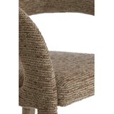 Light & Living Rjav oblazinjen jedilni stol z nasloni za roke Kyran – | Shoptok.si