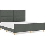  Postelja Temno Siva 180x200 cm Tkanina, (22049055) | Shoptok.si