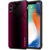 Cadorabo Ohišje, združljiv z Apple - Stripe Optics v Crimson Pink - Zaščitni pokrov iz silikona TPU in hrbta iz kaljenega stekla, (20571847) Cene