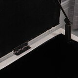  Tapecirana klupa za odlaganje izgled lana drvene noge 100x40x44 cm krem bijela | shoptok.hr