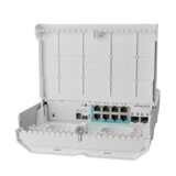 MikroTik netPower Lite 7R 8x1000Mbps + 2x10Gbps SFP+, vanjski - CSS610-1GI-7R-2S+OUT | shoptok.hr