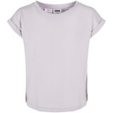 Urban Classics Girls' Organic T-Shirt with Extended Shoulder Soft Lilac | Shoptok.si