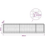  Gabion s žicom debljine 3 5 mm i mrežom 5x10 cm 250x50x50 cm - 50 cm 50 cm 250 cm | shoptok.hr