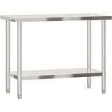  Kuhinjski radni stol 110 x 55 x 85 cm od nehrđajućeg čelika | shoptok.hr