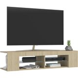 TV ormarić s LED svjetlima boja hrasta sonome 135 x 39 x 30 cm | Eponuda.ba